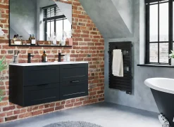 Sèche serviette électrique Sauter Asama II noir 500W