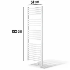 Sèche serviette électrique Neomitis Danaïs EcoSens 700W Blanc Radiateur salle de bain