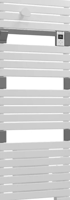 Sèche serviette électrique Sauter Asama II blanc + soufflerie 1750W