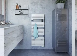 Sèche serviette électrique Sauter Asama II blanc + soufflerie 1750W