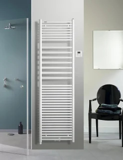Sèche serviette mixte électrique 300W / eau chaude 795W Acova Angora
