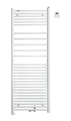 Sèche serviette mixte électrique 300W / eau chaude 615W Acova Angora