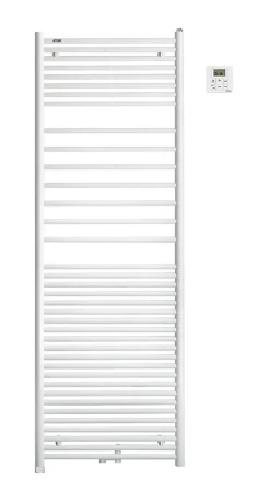 Sèche serviette mixte électrique 300W / eau chaude 946W Acova Angora