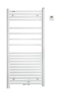Sèche serviette mixte électrique 300W / eau chaude 460W Acova Angora