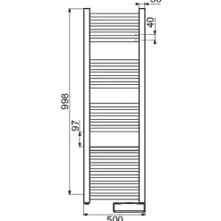 Sèche-serviette Atoll Spa - 500 W - Acova