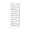 Sèche-serviette chauffage central blanc de 1310mm de haut et 500mm de large. - 490 Watt - ZIG1310/500ZXB