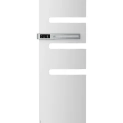 Sèche-serviette connecté mât à gauche SERENIS 1750W blanc - ATLANTIC - 850512