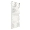 Sèche-serviette eau chaude blanc de 870mm de haut et 600mm de large - 733 Watt - QUA870/600BZXB