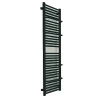 Sèche-serviette eau chaude noir de 1700mm de haut et 400mm de large - 703 Watt - LIM1700/400ZXN