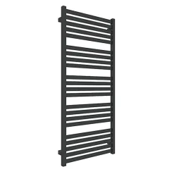 Sèche-serviette eau chaude noir de 1680mm de haut et 430mm de large - 654 Watt - MAR1680/430SXN