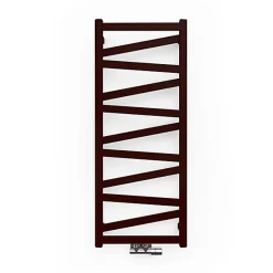 Sèche-serviette eau chaude noir de 510mm de haut et 400mm de large - 163 Watt - VIP510/400ZXN