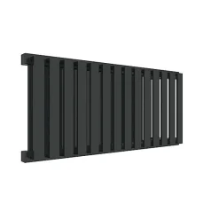 Sèche-serviette eau chaude noir de 530mm de haut et 375mm de large - 294 Watt - NEM530/375YPN