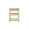 Sèche-serviette eau chaude doré de 660mm de haut et 580mm de large - 327 Watt - FIO660/580SXBRA