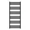 Sèche-serviette eau chaude noir de 1380mm de haut et 500mm de large - 587 Watt - FIO1380/500ZXN