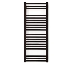 Sèche-serviette eau chaude noir de 760mm de haut et 500mm de large - 320 Watt - BON760/500SXN