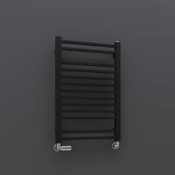 Sèche-serviette eau chaude noir de 760mm de haut et 500mm de large - 320 Watt - BON760/500SXN