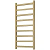 Sèche-serviette eau chaude doré de 1440mm de haut et 500mm de large - 529 Watt - SIM1440/500SXBRA