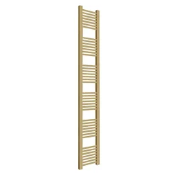 Sèche-serviette eau chaude doré de 960mm de haut et 230 de large - 247 Watt - MIK960/230SXBRA