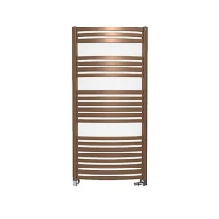 Sèche-serviette eau chaude cuivre lumineux de 1760mm de haut et 400mm de large - 646 Watt - DEX1760/400ZXBCO