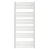 Sèche-serviette eau chaude blanc de 786mm de haut et 500mm de large - 389 Watt - DOM786/500SXB