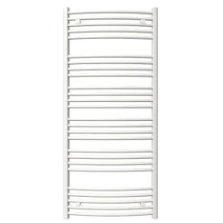 Sèche-serviette eau chaude blanc de 786mm de haut et 500mm de large - 389 Watt - DOM786/500SXB