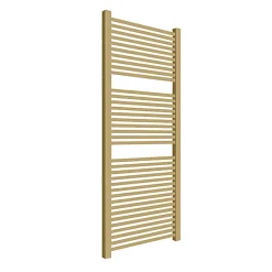 Sèche-serviette eau chaude doré de 1335mm de haut et 530mm de large - 715 Watt - MIK1335/530SXBRA