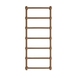 Sèche-serviette eau chaude cuivre de 1170mm de haut et 504mm de large - 210 Watt - RET1170/504SXCOP