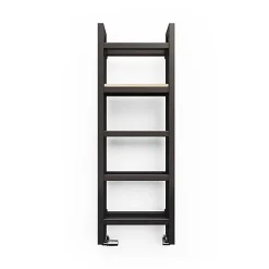 Sèche-serviette eau chaude noir de 920mm de haut et 300mm de large - 383 Watt - STA920/300SXN