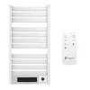 Sèche-Serviette Electrique mural avec Soufflerie Omiros Sannover 2000 W Blanc