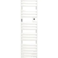 Sèche-serviette électrique - Adélis - Atlantic - 1000 W - Avec soufflerie 1000 W - H. 1777 mm - Blanc brillant - Connecté
