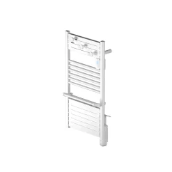 Sèche-serviette électrique à inertie fluide Noirot Actibain 500W + soufflerie 1000W