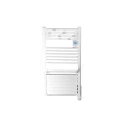 Sèche-serviette électrique à inertie fluide Noirot Actibain 500W + soufflerie 1000W