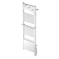 Sèche-serviette électrique à inertie fluide Noirot Actibain 500W + soufflerie 1000W