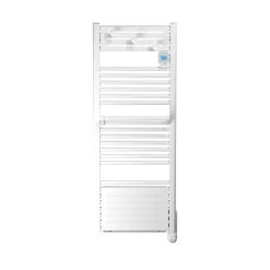 Sèche-serviette électrique à inertie fluide Noirot Actibain 500W + soufflerie 1000W