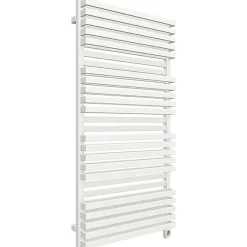 Sèche-serviette électrique blanc de 1185mm de haut et 600mm de large - 1200 Watt - QUA1185/600BSOAE8B