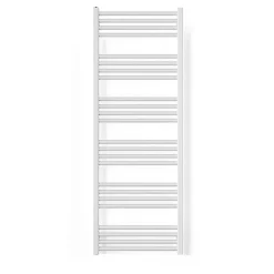 Sèche-serviette électrique blanc - (HxL) 1380x600mm - 800 Watt - 800 Watt - FIO1380-600E1B