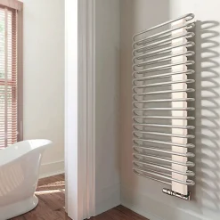 Sèche-serviette électrique blanc de 1620mm de haut et 400mm de large - 800 Watt - MIC1620/400E8SOABB