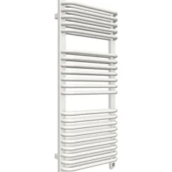 Sèche-serviette électrique blanc de 1260mm de haut et 540mm de large - 1000 Watt - TYT1260/540SOAE8B
