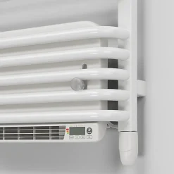 Sèche-serviette électrique blanc de 760mm de haut et 600mm de large - 500 Watt - ALE760/600E8BBLO