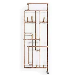 Sèche-serviette électrique cuivré de 923mm de haut et 431mm de large - 300 Watt - PAJ923/431E8SOA