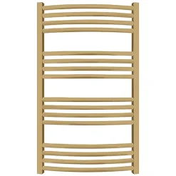 Sèche-serviette électrique doré de 1140mm de haut et 486mm de large - 500 Watt - LEN1140/486E1BRA