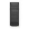 Sèche-serviette électrique noir de 1320mm de haut et 500mm de large - 800 Watt - CIT1320/500E8NBLO