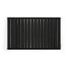 Sèche-serviette électrique noir thermostat wifi - HxL 630x1565mm - 1500 Watt - WAR630/1565ROE8NW