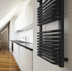 Sèche-serviette électrique noir de 1260mm de haut et 540mm de large - 1000 Watt - TYT1260/540E1NBLO