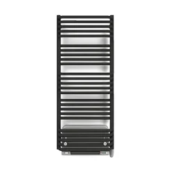 Sèche-serviette électrique noir de 1580mm de haut et 500mm de large - 800 Watt - POL1580/500E8NBLO