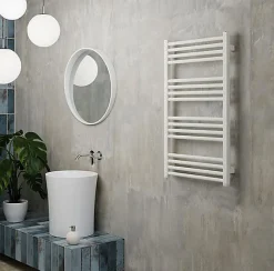 Sèche-serviette électrique programmable blanc - HxL 900x530 mm - 400 Watt - FIO900/530E8BP