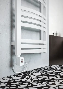Sèche-serviette électrique programmable blanc - HxL 1760x600mm - 1000 Watt - DEX1760/600E8BP