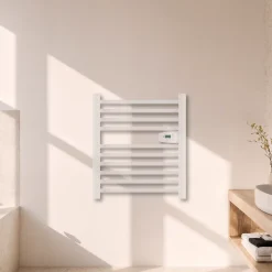 Sèche-serviette électrique sans fluide 300W H.62xL54cm BESTHERM HESTIA blanc