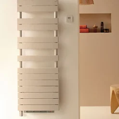 Sèche-serviette électrique soufflant blanc - HxL 1402x500mm - 500 Watt - ROE-140-050/IFS/B