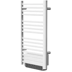 Sèche-serviette électrique sans fluide avec soufflerie 500W+1000W H.100,5xL54cm BESTHERM HESTIA blanc